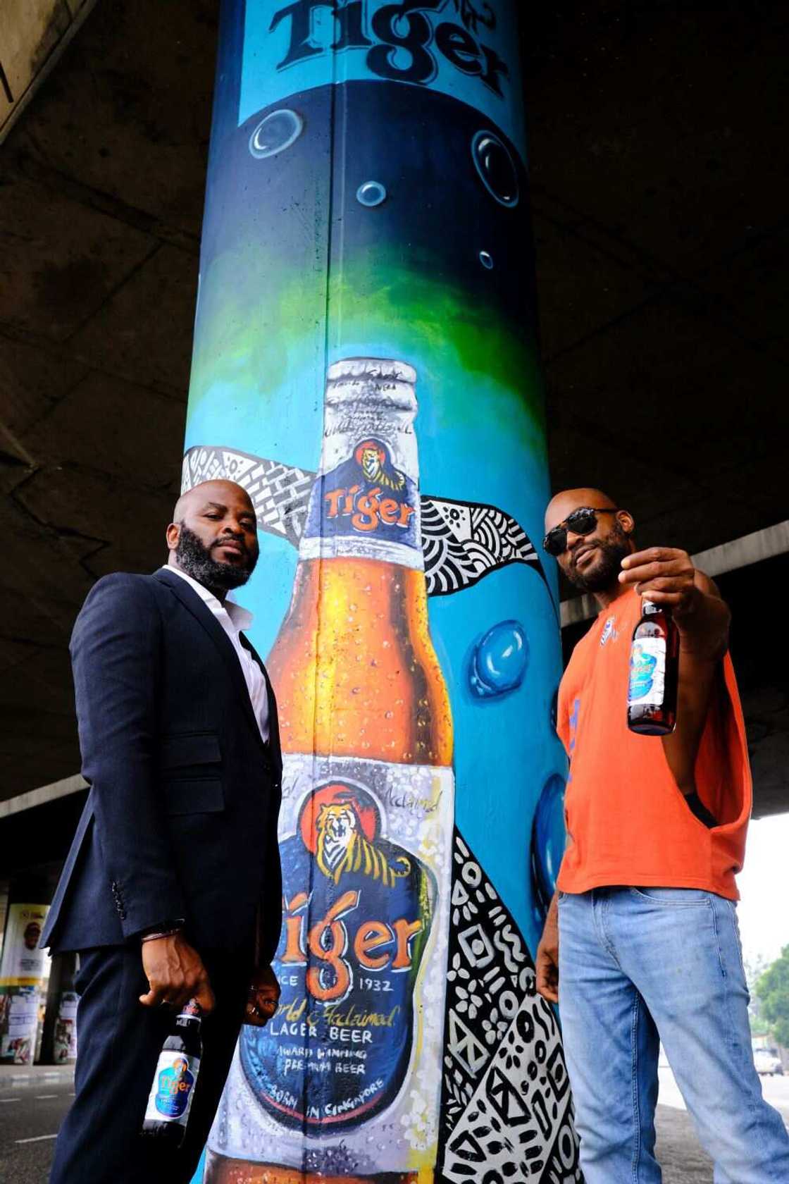 Tiger Beer Inspires courage with new Tiger Pillars Mural