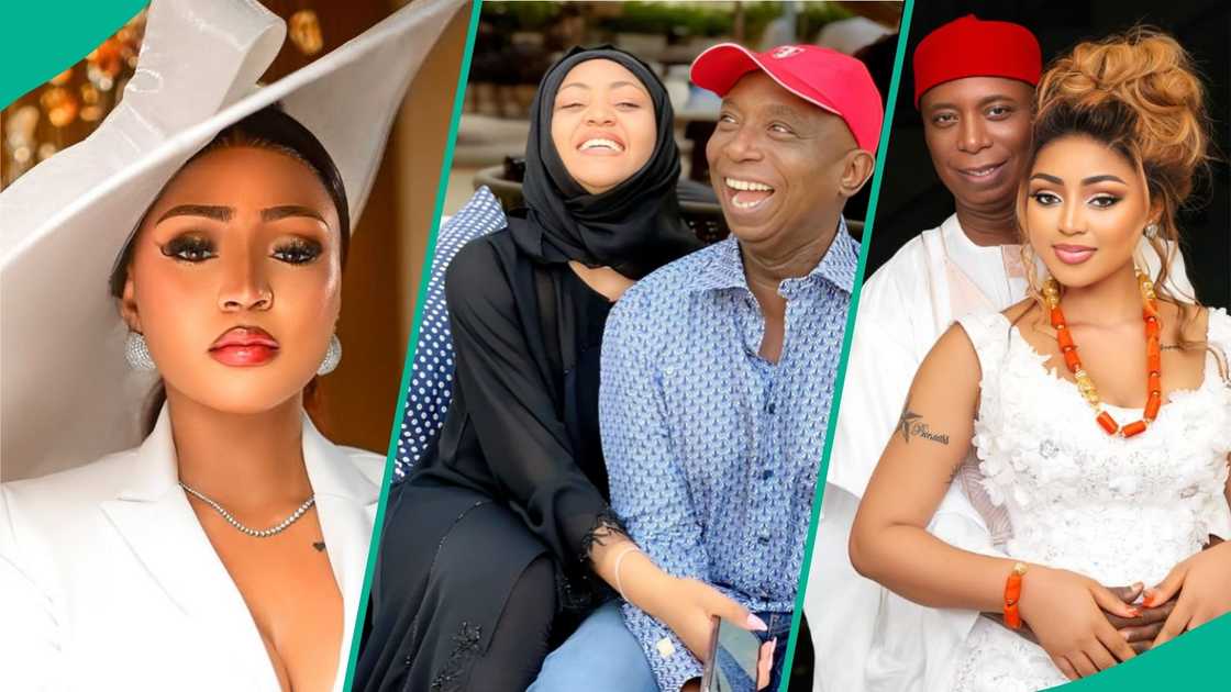Regina Daniels appears at Ned Nwoko’s residence with her children as video sparks reactions
