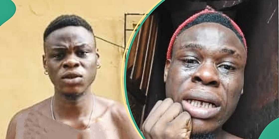 Nigerian man displays his admission letter to the University of Calabar Nigerian man displays his admission letter to the University of Calabar