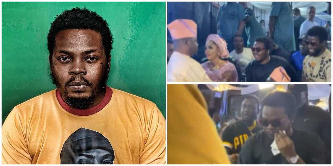 Rapper Olamide prostrates while KWAM 1. Rapper Olamide prostrates while KWAM 1.