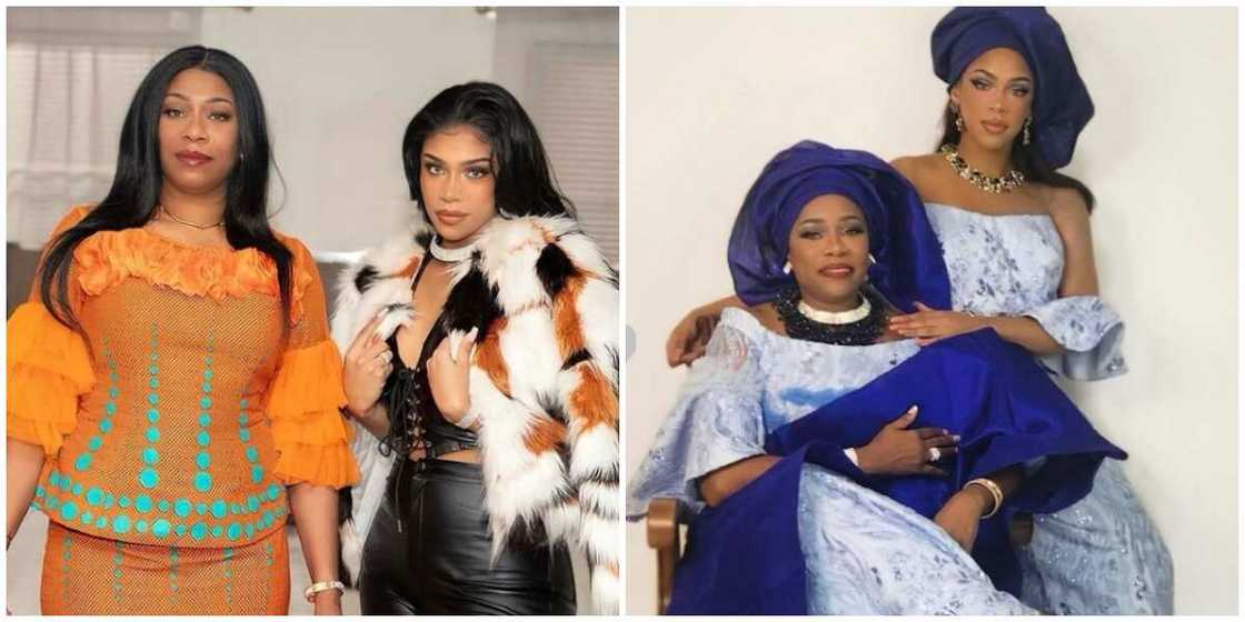 Regina Askia's lookalike daughter celebrates former actress on Mother's Day