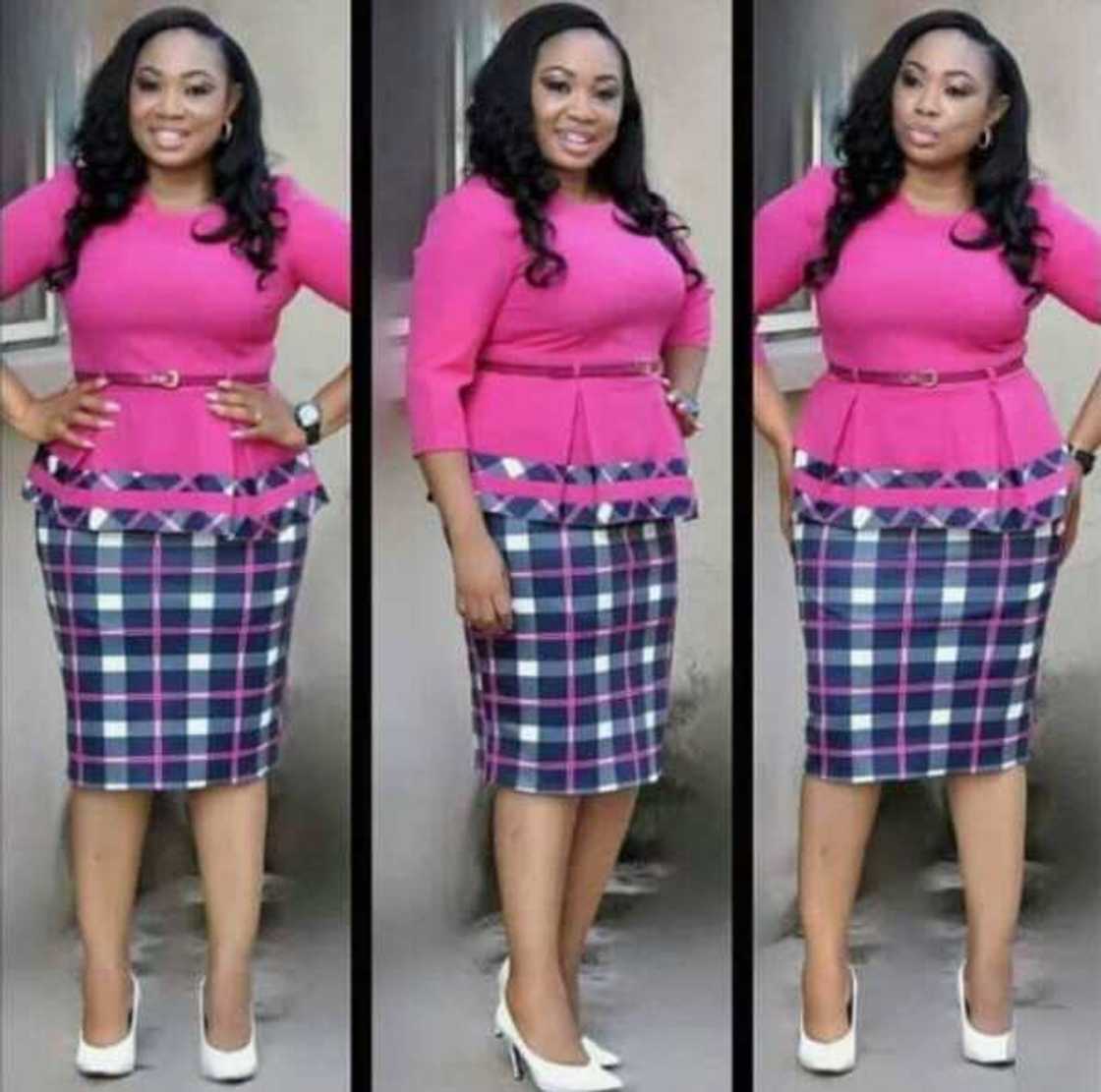 Latest office skirt designs you will adore Legit.ng