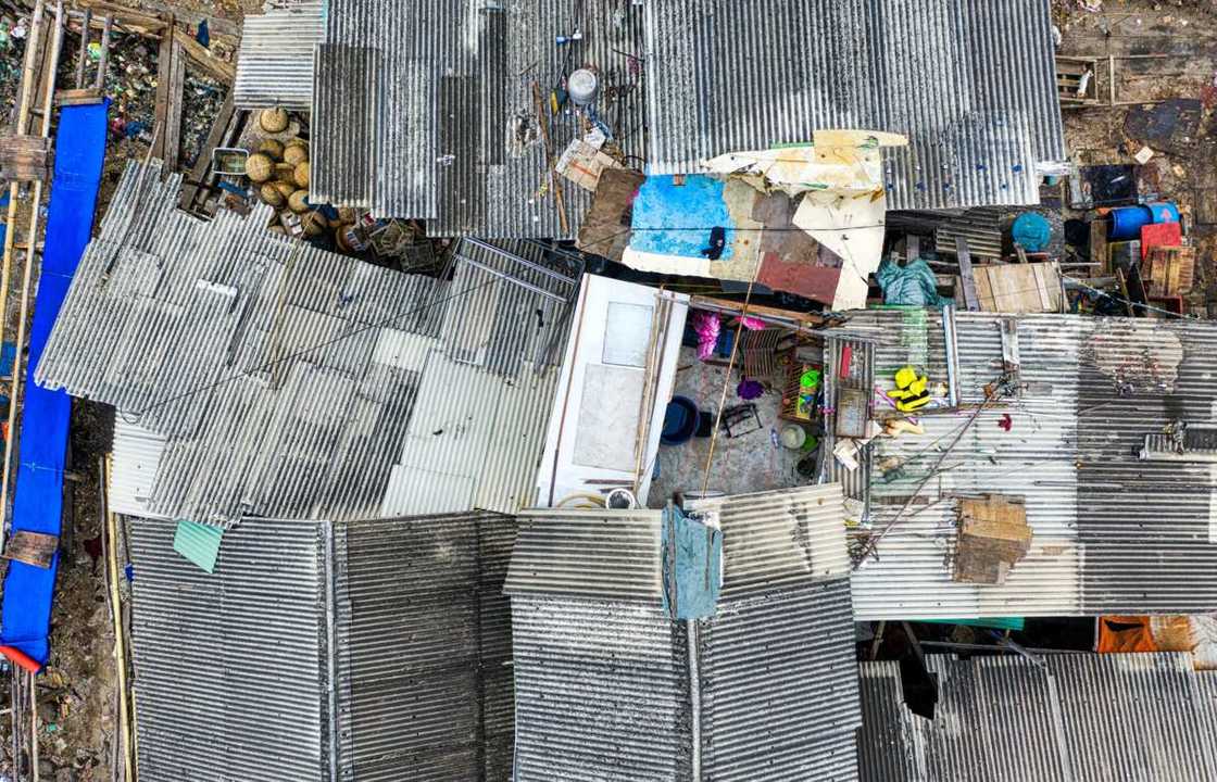 A slum where the poorest persons in the world live A slum where the poorest persons in the world live