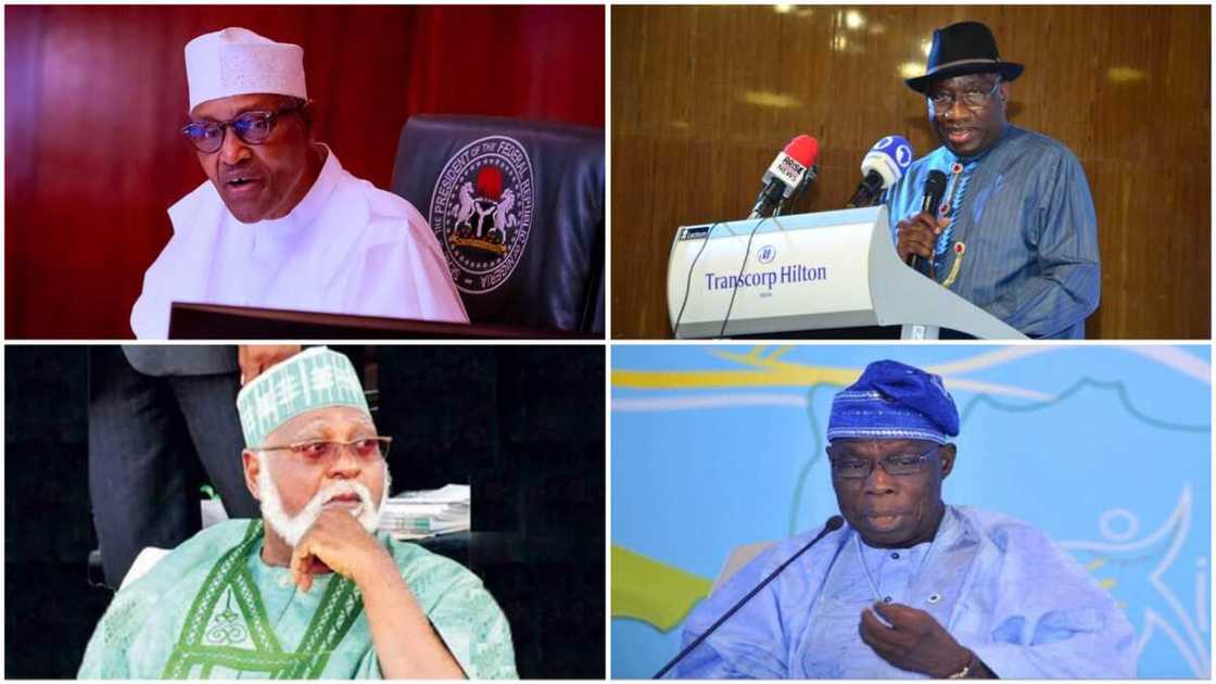 Obasanjo/Jonathan/Abubakar/Buhari/Naira to Dollar Obasanjo/Jonathan/Abubakar/Buhari/Naira to Dollar