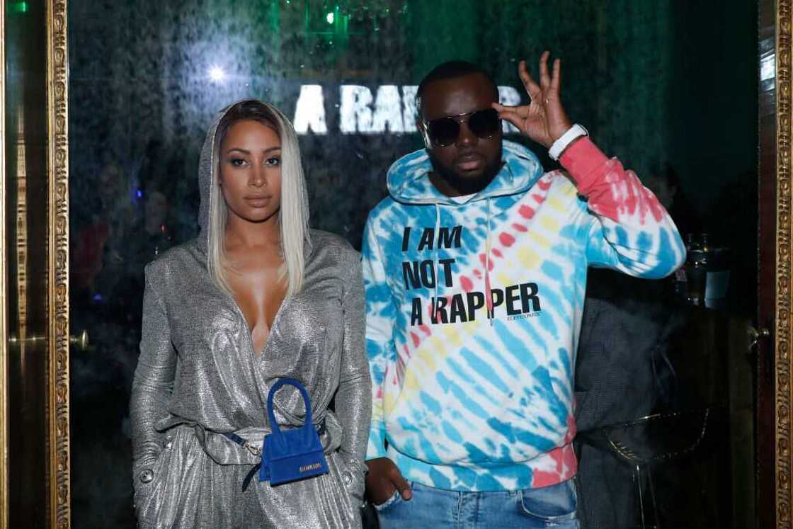 DemDem et Maître Gims à la 20e édition des NRJ Music Awards au Palais des Festivals le 10 novembre 2018 à Cannes, France.