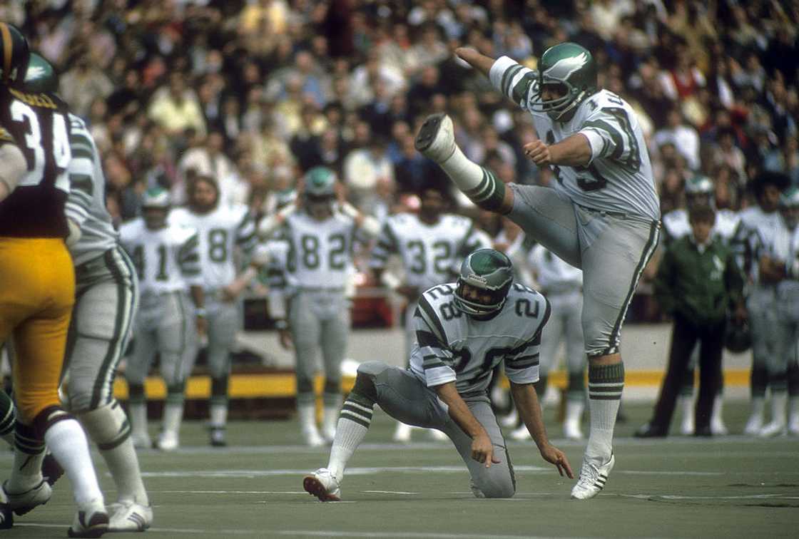 Tom Dempsey in action for the Philadelphia Eagles Tom Dempsey in action for the Philadelphia Eagles