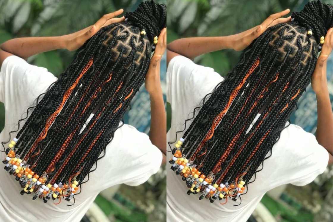 goddess feed in braids