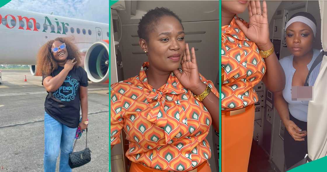 A female Ibom Air passenger spills about her experience with the air hostess involved in the viral incident A female Ibom Air passenger spills about her experience with the air hostess involved in the viral incident