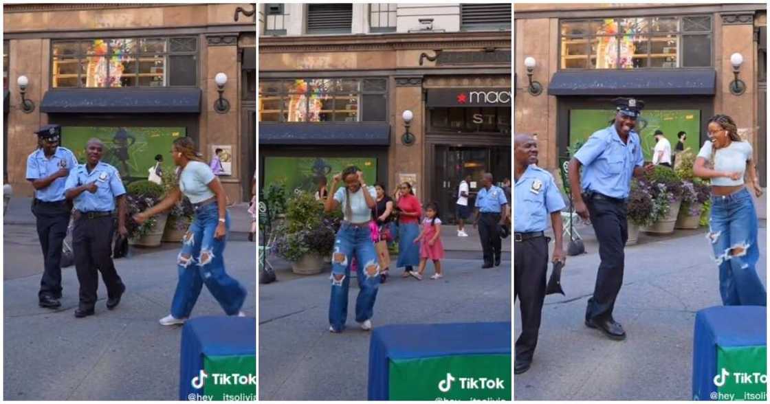 Balance It, policeman, lovely street dance video, public dance video, policeman dance video, policeman joins lady to dance Balance It, policeman, lovely street dance video, public dance video, policeman dance video, policeman joins lady to dance