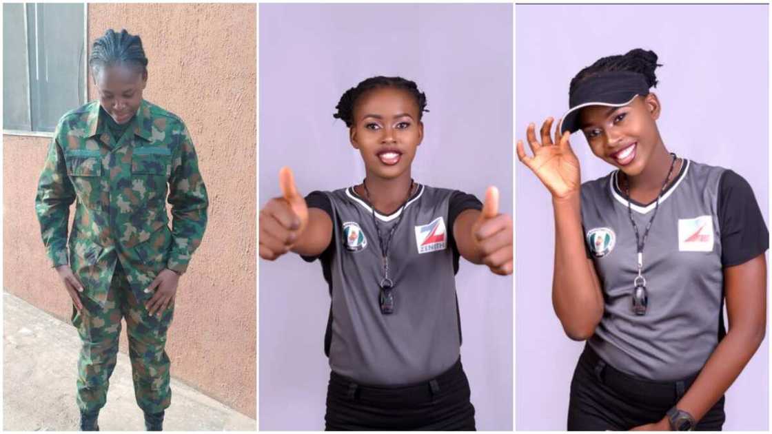 Female Nigerian soldier who's also a basketball referee hopes for international recognition Female Nigerian soldier who's also a basketball referee hopes for international recognition