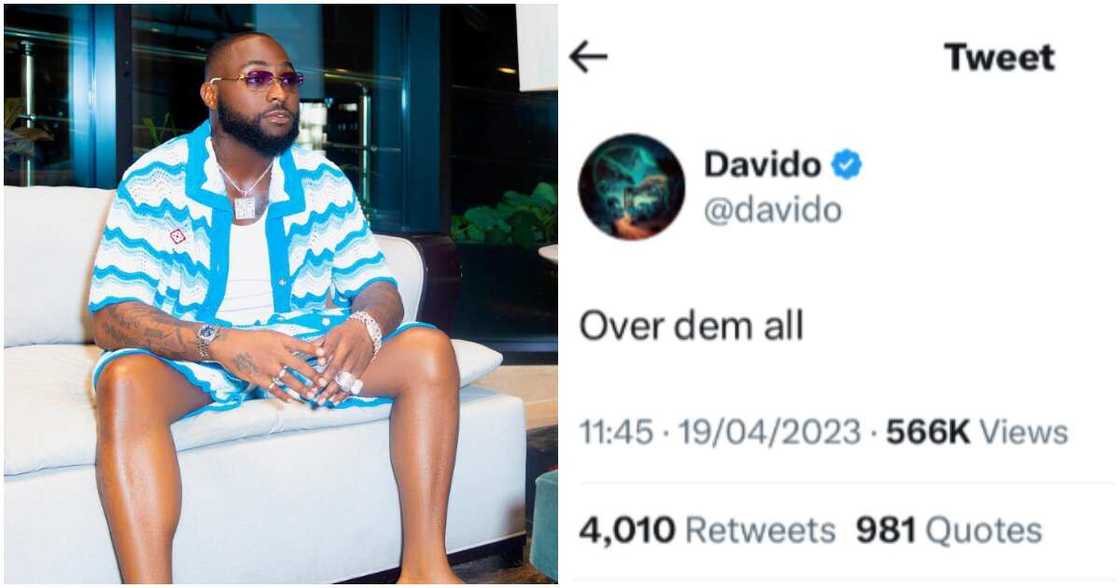 Davido, rumours of Davido expecting child with baby mama.