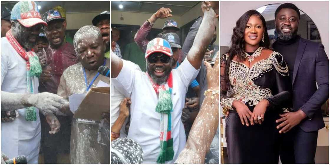 Mercy Johnson's hubby wins primaries Mercy Johnson's hubby wins primaries