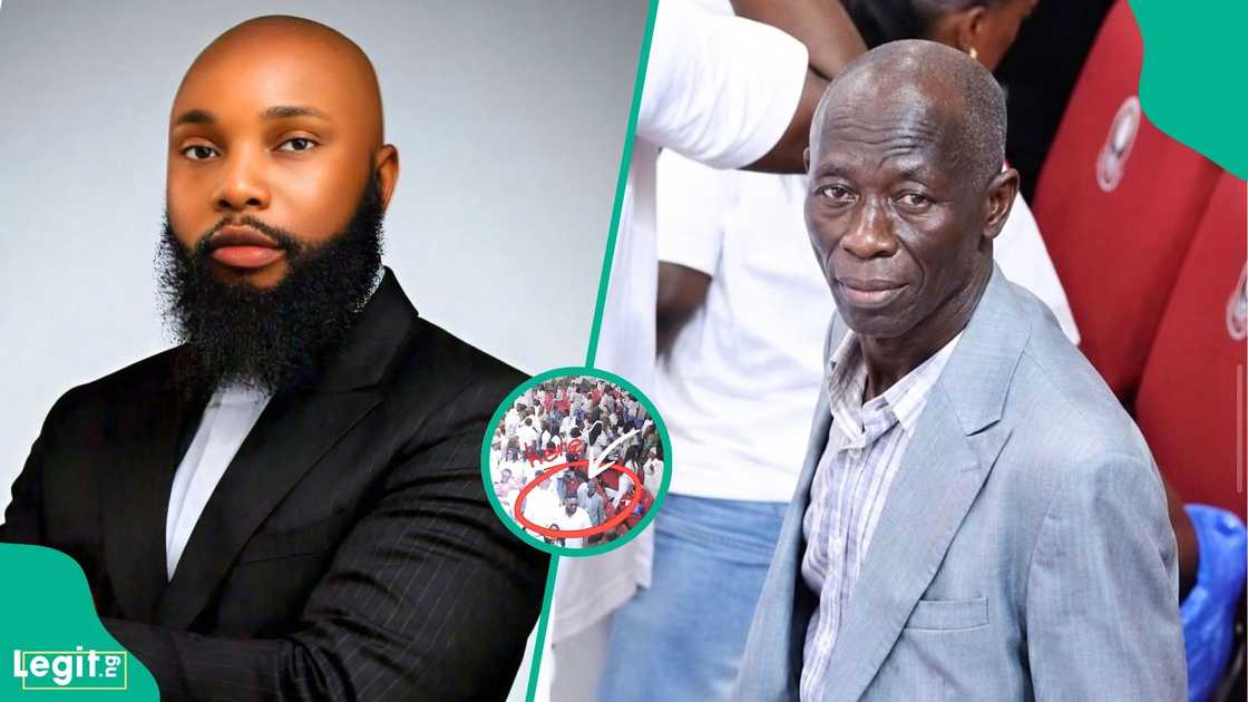 Jude Okpara shares CCTV footage of an elderly man accused of stealing valuables at Cjay Nwoks’ service of songs