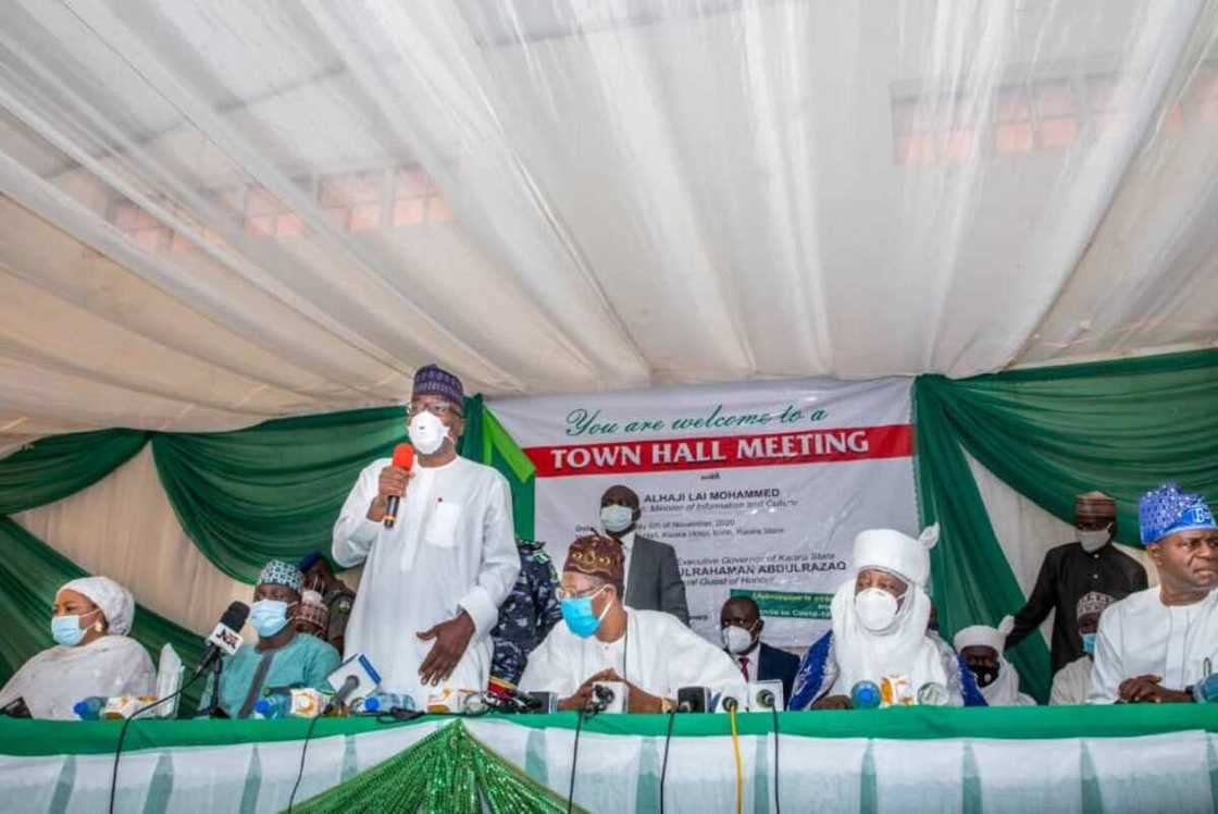 Lai Mohammed says FG gave Twitter conditions before the imposed ban can be lifted. Lai Mohammed says FG gave Twitter conditions before the imposed ban can be lifted.