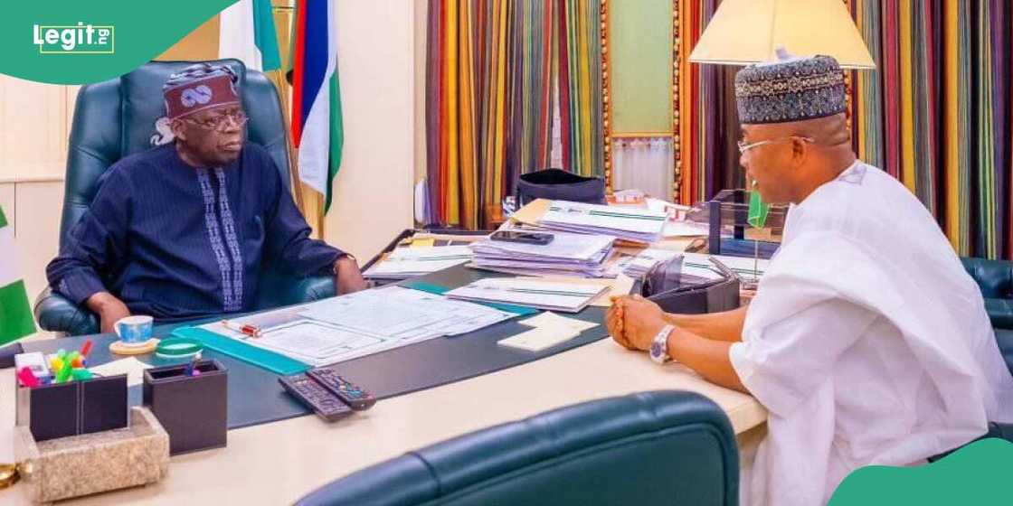 Kogi governor Usman Ododo briefs President Bola Tinubu about happenings in the state Kogi governor Usman Ododo briefs President Bola Tinubu about happenings in the state