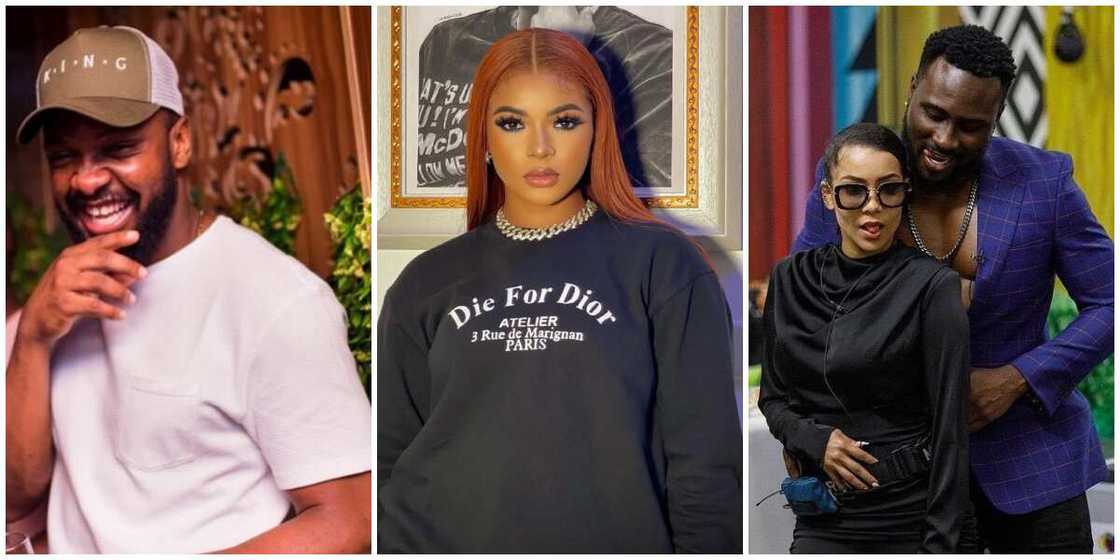 BBNaija: Pere, Cross, Emmanuel share bed space BBNaija: Pere, Cross, Emmanuel share bed space