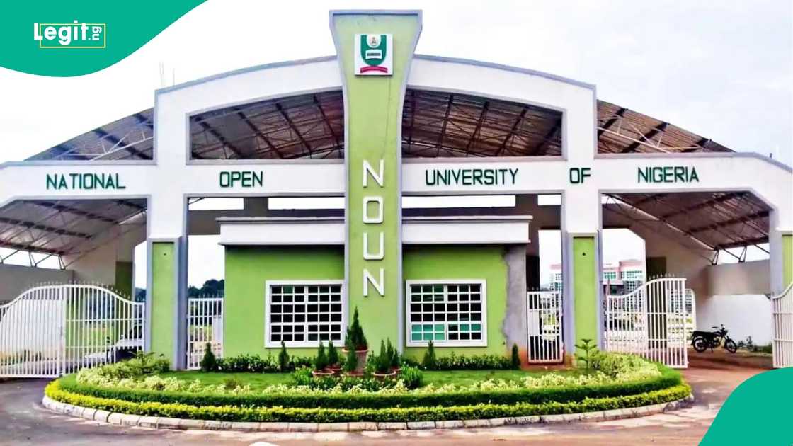 A lady graduates from the National Open University 10 years after high school