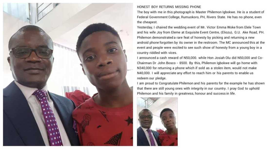 Dalibi ya samu kyautar N340,000 daga mutumin da ya tsinta wayarsa ya mayar masa Dalibi ya samu kyautar N340,000 daga mutumin da ya tsinta wayarsa ya mayar masa