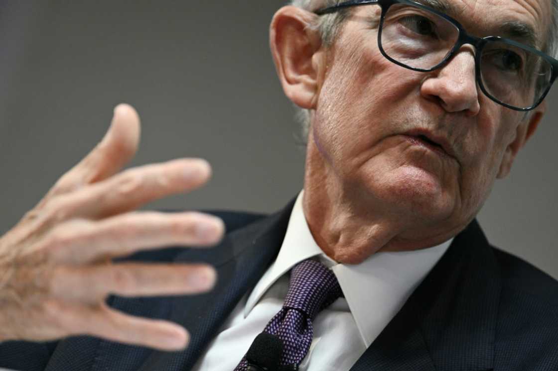 US Federal Reserve Chair Jerome Powell, seen in early April, said Trump's tariffs could push up prices and slow growth US Federal Reserve Chair Jerome Powell, seen in early April, said Trump's tariffs could push up prices and slow growth