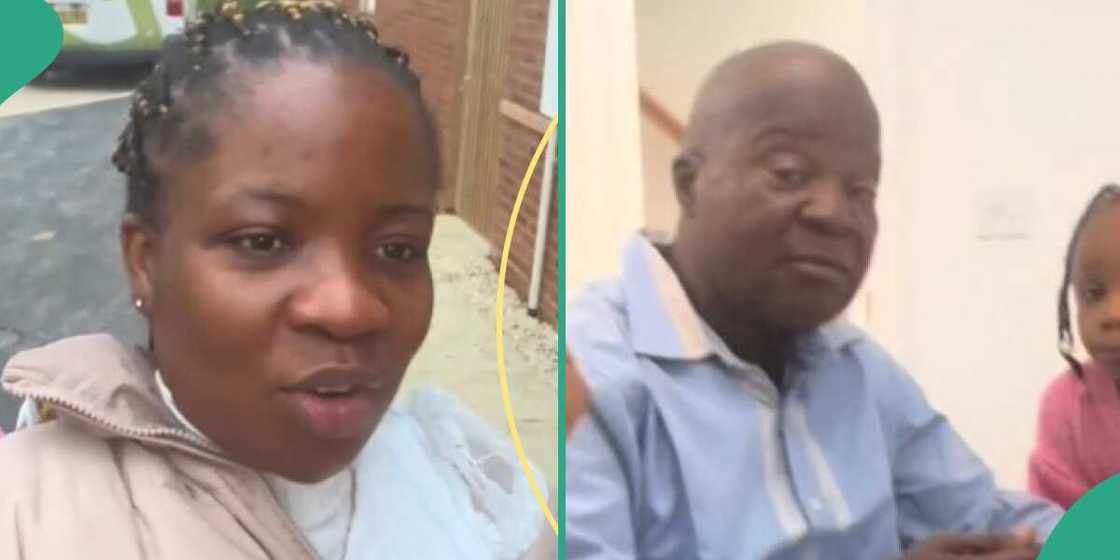 Photo of young lady and father Photo of young lady and father