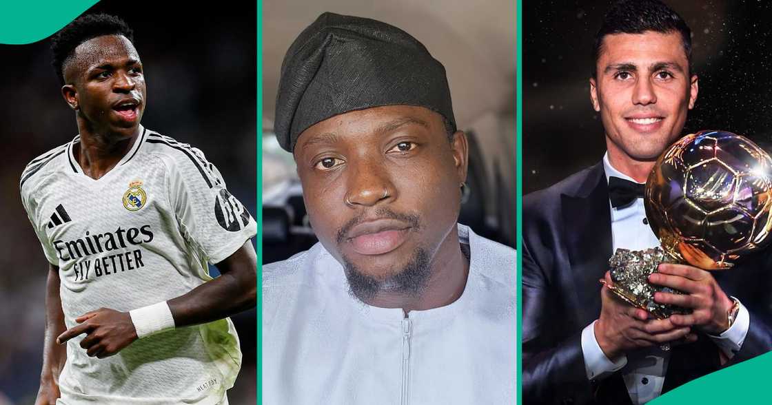 Rodri wins Ballon d'Or over Vinicius. Rodri wins Ballon d'Or over Vinicius.