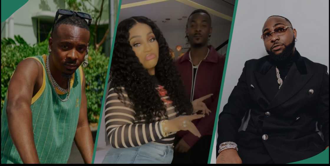 Young Jonn and Davido's cousin spark dating rumours Young Jonn and Davido's cousin spark dating rumours