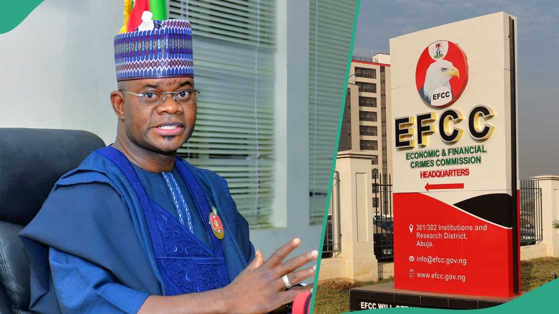 Former Kogi state governor Yahaya Bello, to be arraigned by the EFCC for an alleged fraud case Former Kogi state governor Yahaya Bello, to be arraigned by the EFCC for an alleged fraud case