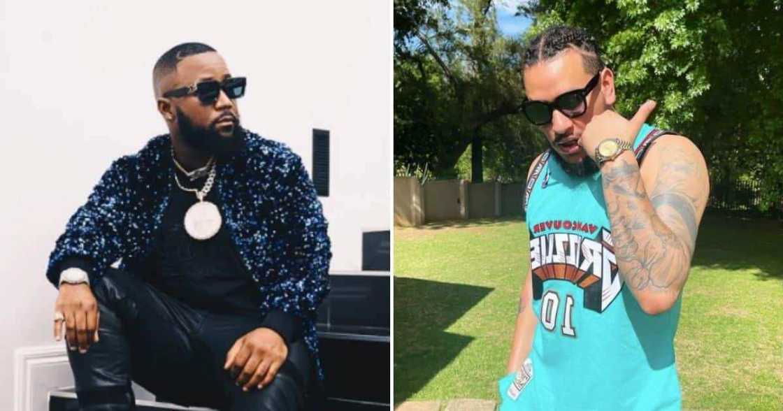 AKA, Cassper Nyovest, boxing match, rappers AKA, Cassper Nyovest, boxing match, rappers