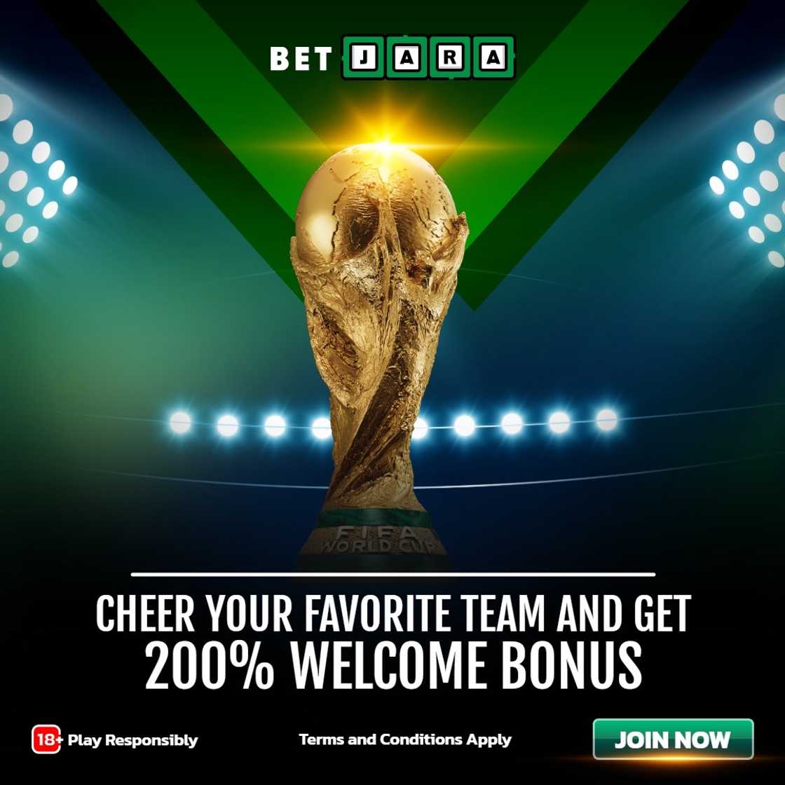 Betjara Offers 200% World Cup Welcome Bonus for Sports Fans