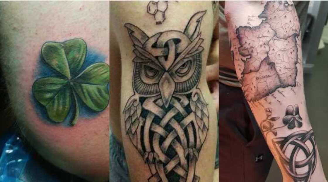 Top 50 cool Irish tattoos ideas for men and women to make - Legit.ng