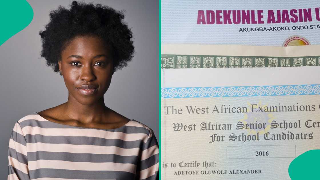 Nigerian lady finds important documents belonging to a man