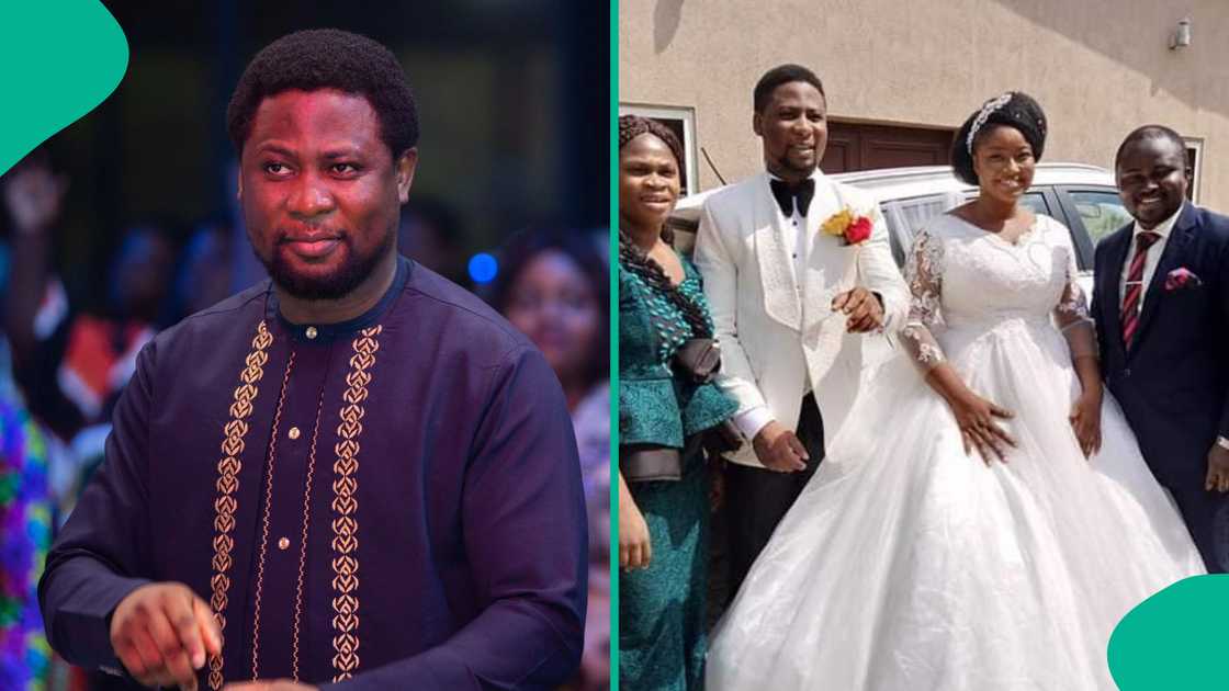 Pastor Femi Lazarus's white wedding