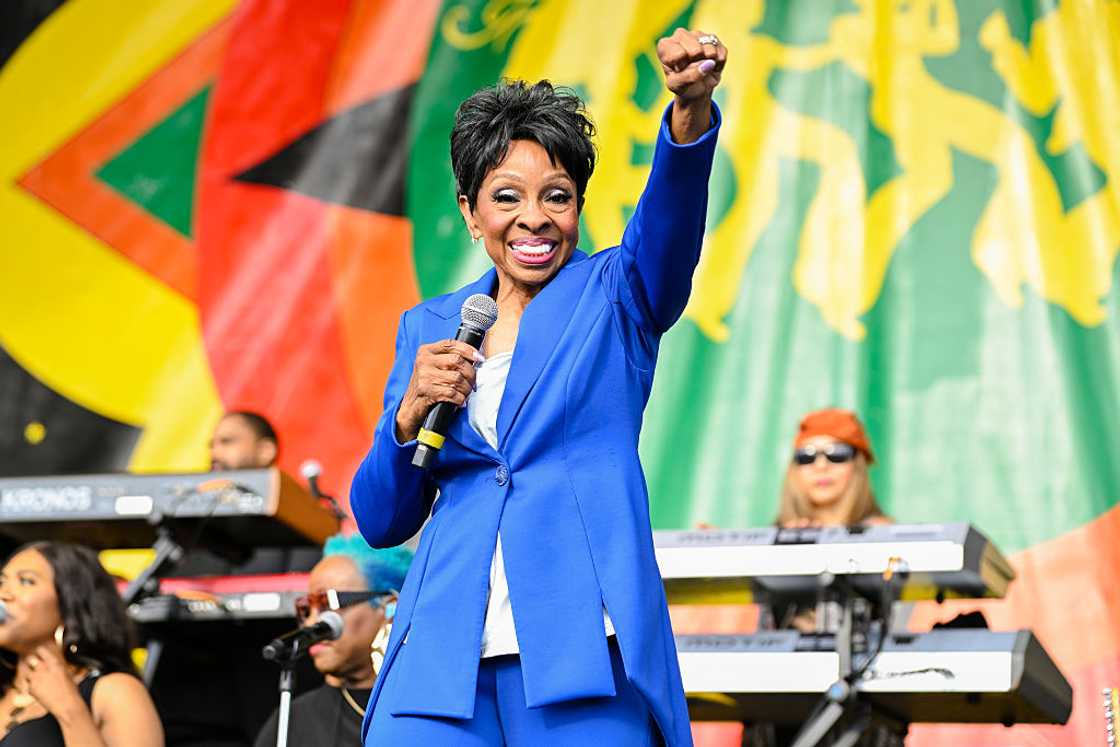 Gladys Knight performs at a festival