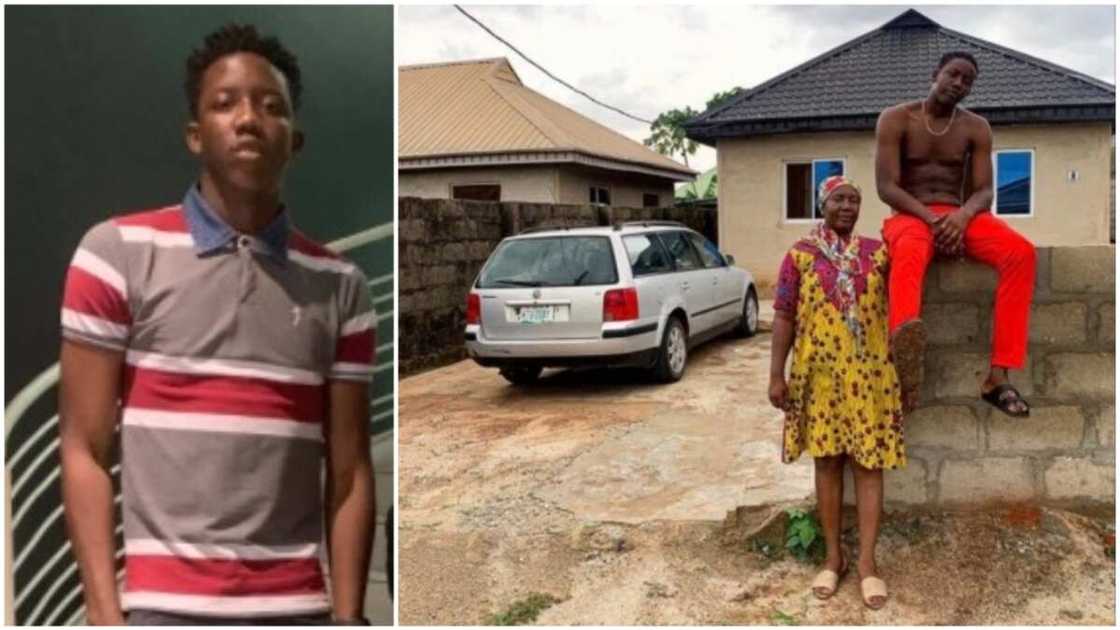 Man builds house for mum after she complained about rent issue Man builds house for mum after she complained about rent issue
