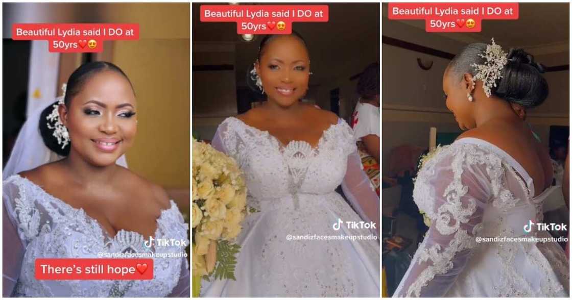 Lydia, married at age 50 Lydia, married at age 50