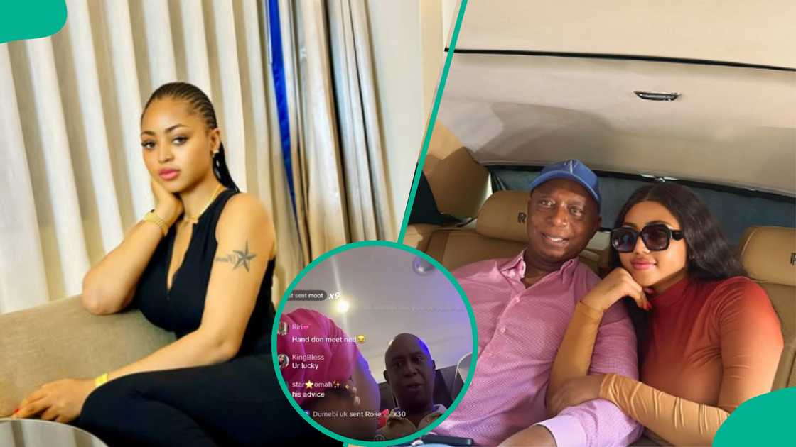 Ned Nwoko queries Regina Daniels about who she was talking to on phone.