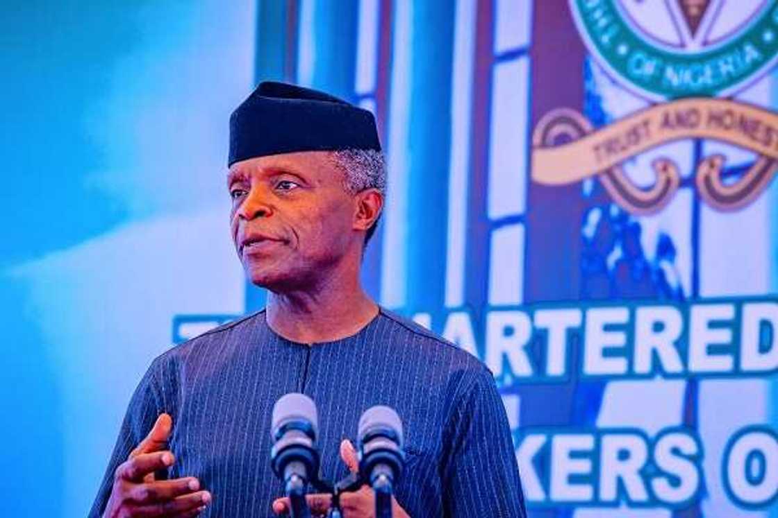 Mataimakin shugaban ƙasa, Yemi Osinbajo.