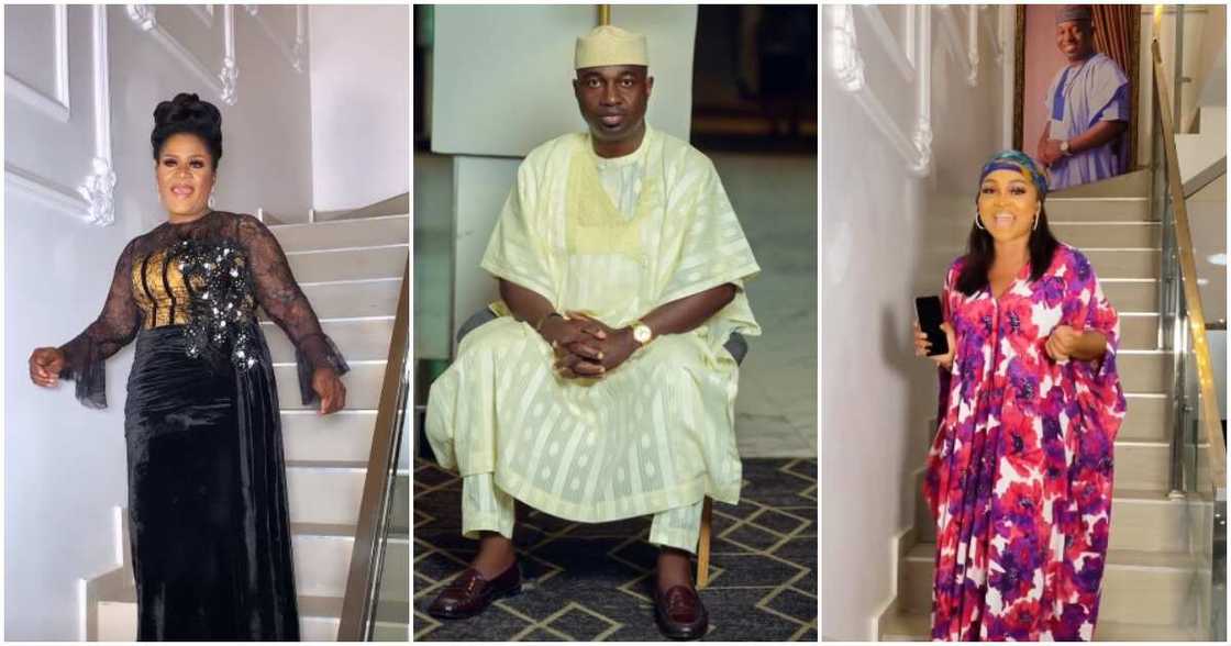 Mercy Aigbe's husband, Adekaz's first wife Funsho blows hot. Mercy Aigbe's husband, Adekaz's first wife Funsho blows hot.