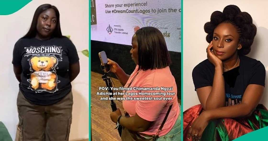 Three Nigerians recount meeting Chimamanda Adichie. Three Nigerians recount meeting Chimamanda Adichie.