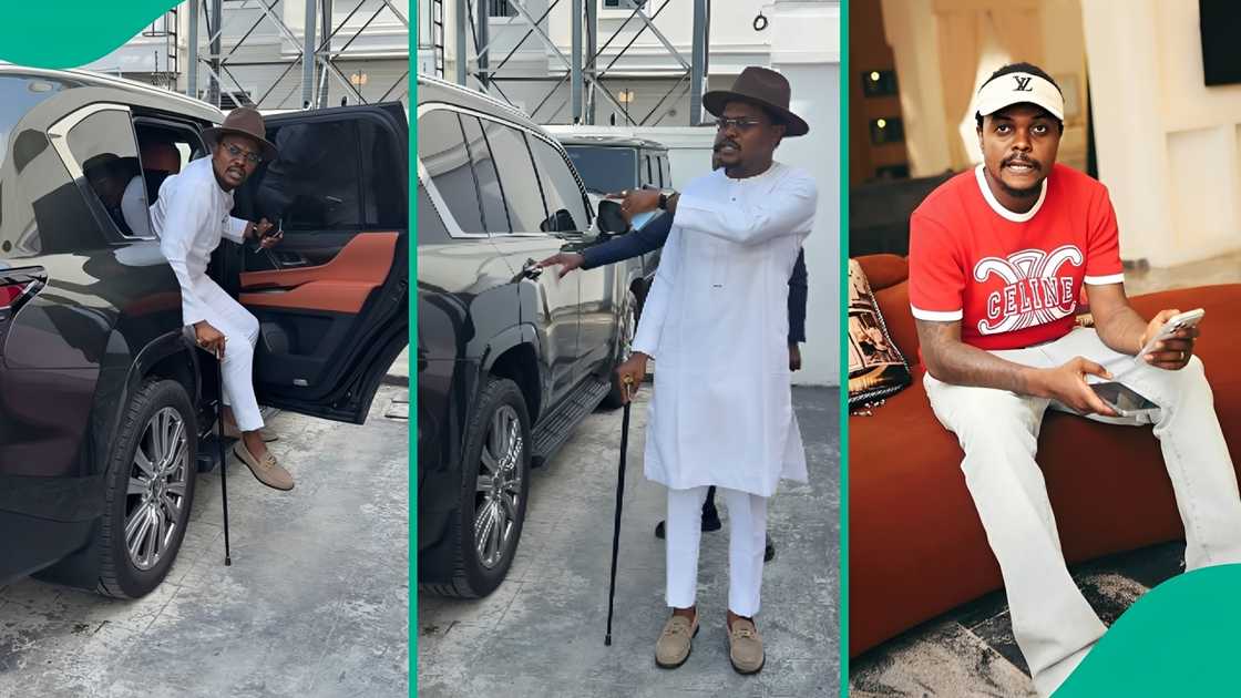 Businessman Blord's visits a friend's residence in Lagos after meeting Peter Obi.