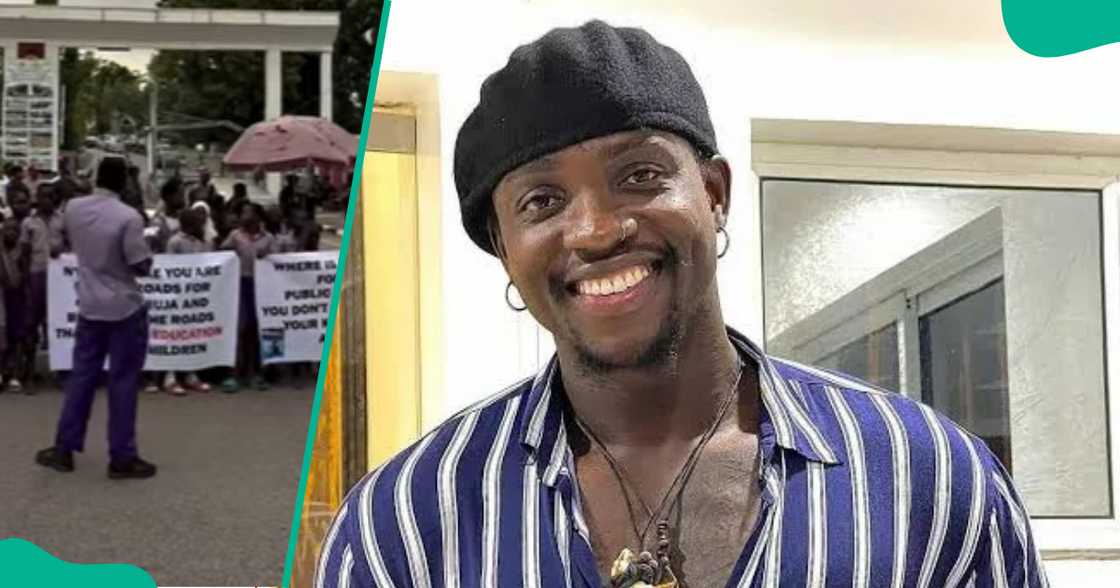 VDM livid at student who didn't know his future ambition during Abuja protest. VDM livid at student who didn't know his future ambition during Abuja protest.