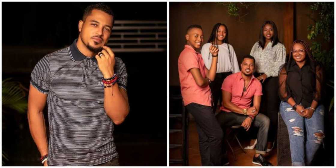 Photos of Van Vicker and his family. Photos of Van Vicker and his family.