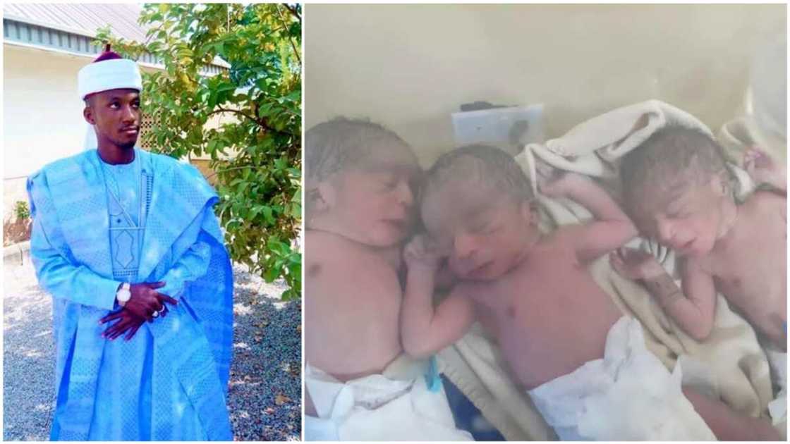 Matar Alaramma Abubakar ta haifi ‘yan 3 yan kwanaki bayan an yi garkuwa da mijin nata Matar Alaramma Abubakar ta haifi ‘yan 3 yan kwanaki bayan an yi garkuwa da mijin nata