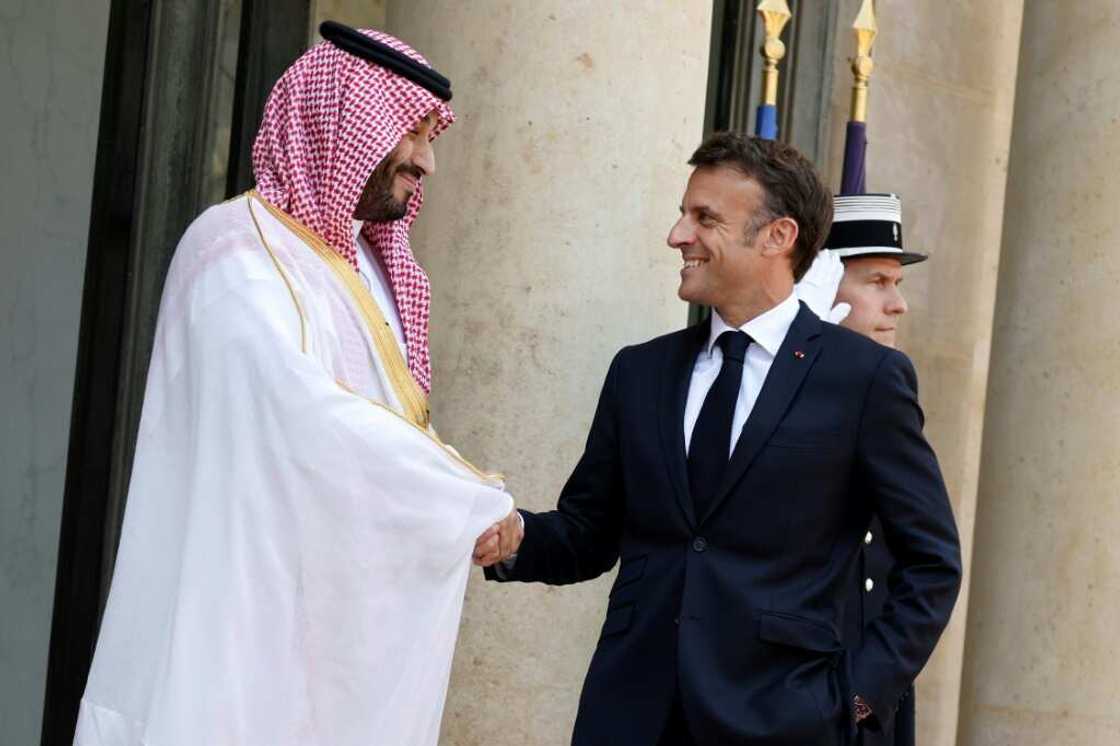 Macron will promote the issue at a conference next week attended by Saudi Crown Prince Mohammed bin Salman and others Macron will promote the issue at a conference next week attended by Saudi Crown Prince Mohammed bin Salman and others