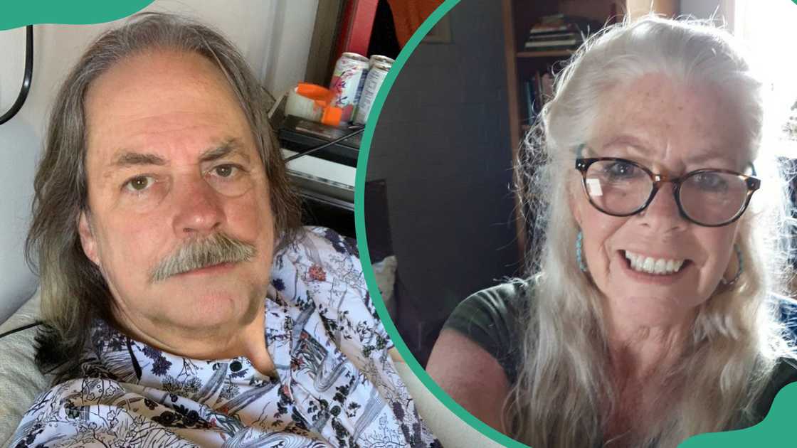 Arin's dad relaxing at home (L) Arin's mother in a home library (R) Arin's dad relaxing at home (L) Arin's mother in a home library (R)