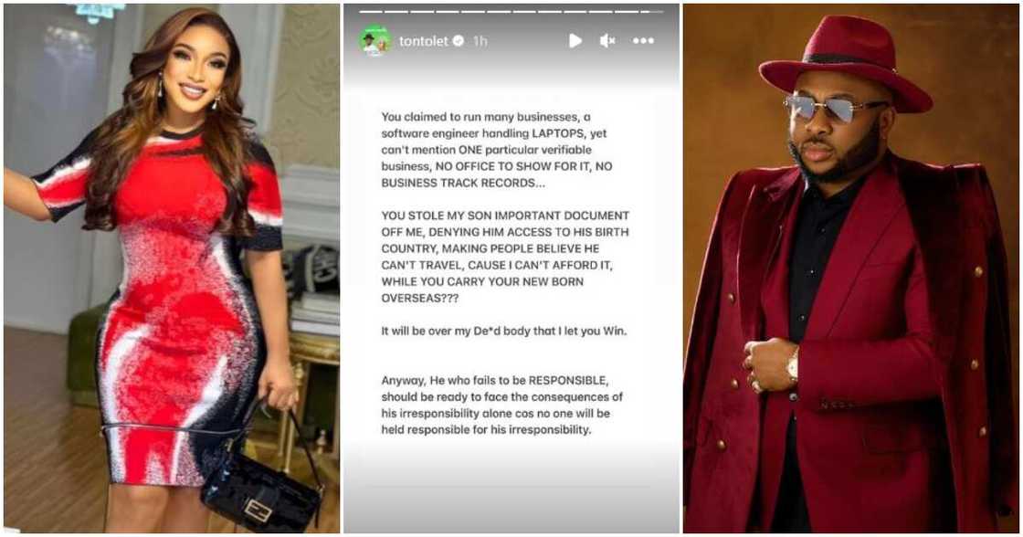 Photos of Tonto Dikeh and Olakunle Churchill Photos of Tonto Dikeh and Olakunle Churchill