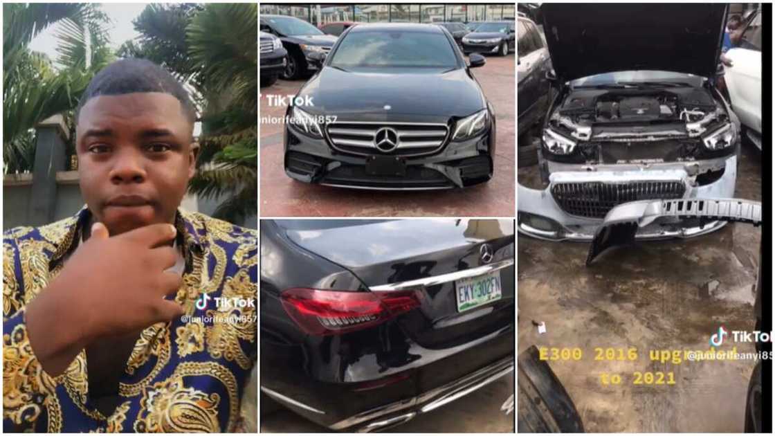 Mercedes Benz upgrade/E300 switched to 2021 model. Mercedes Benz upgrade/E300 switched to 2021 model.