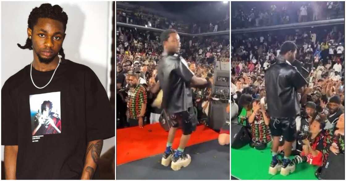 Singer Omah Lay in France Singer Omah Lay in France