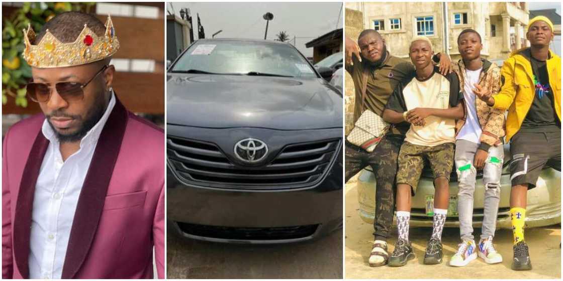 Tunde Ednut fulfills promise, surprises loyal fans who made a skit to appreciate him with a car Tunde Ednut fulfills promise, surprises loyal fans who made a skit to appreciate him with a car