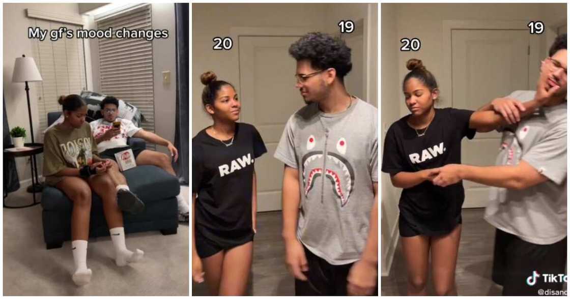 Justin, 19-year-old boyfriend and 20-year-old girlfriend. boyfriend shows off bae Justin, 19-year-old boyfriend and 20-year-old girlfriend. boyfriend shows off bae